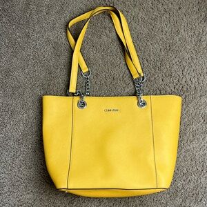 Calvin Klein Banana Yellow Handbag
